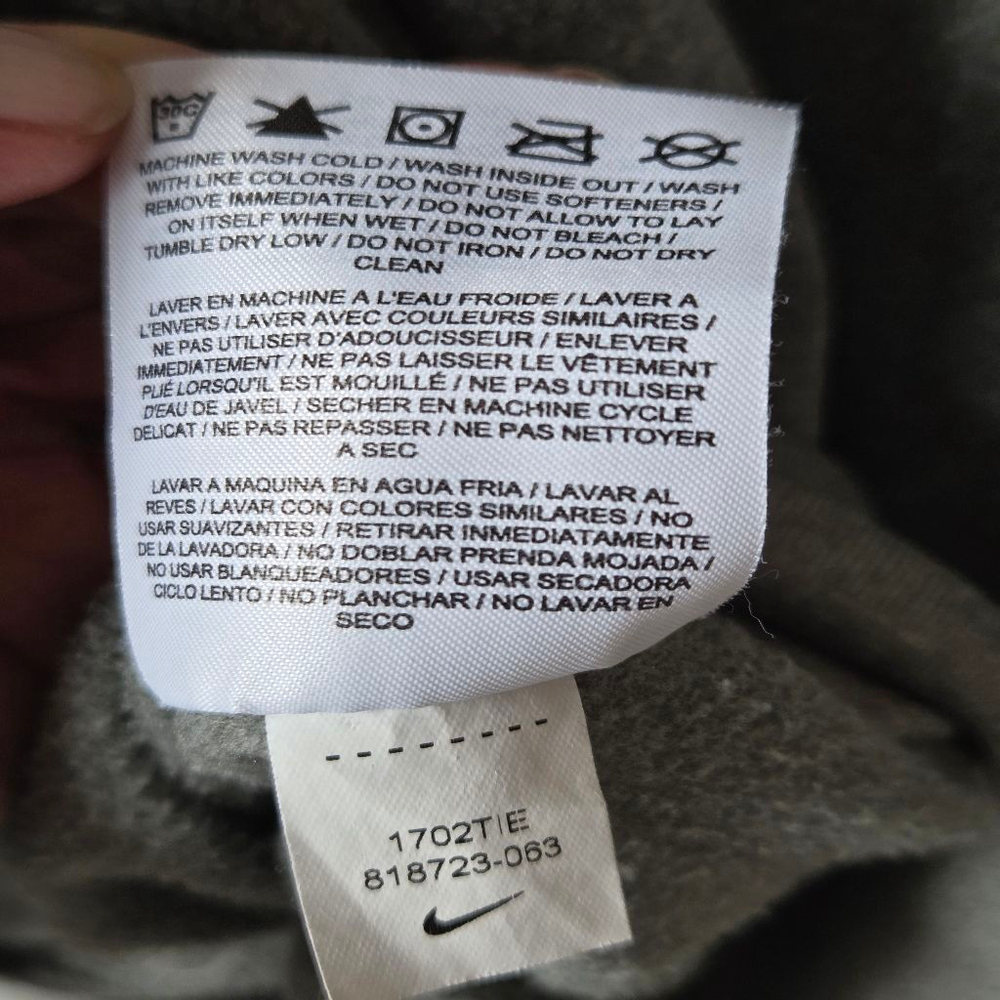 Men's Nike DRI-FIT Gray New England Patriots Hoodie L - Picture 10 of 12